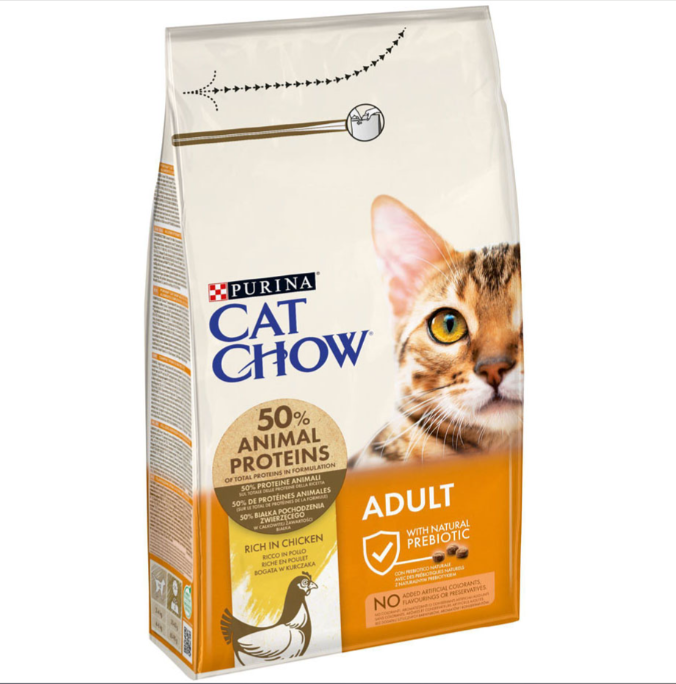 Tonus Cat Chow Adult Κοτόπουλο & Γαλοπούλα