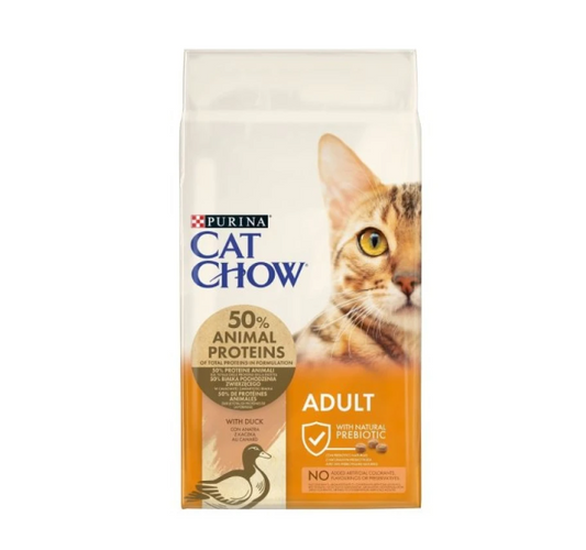 PURINA CAT CHOW ADULT Πάπια 15KG