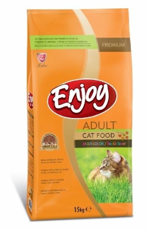 Enjoy Cat Adult Multicolour Chicken 15kg